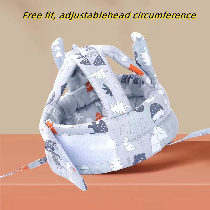 Head Protection Headgear Baby Safety Helmet Head Protection Hat Toddler Walk Crash Cap Adjustable Protective Headgear 1 PCS