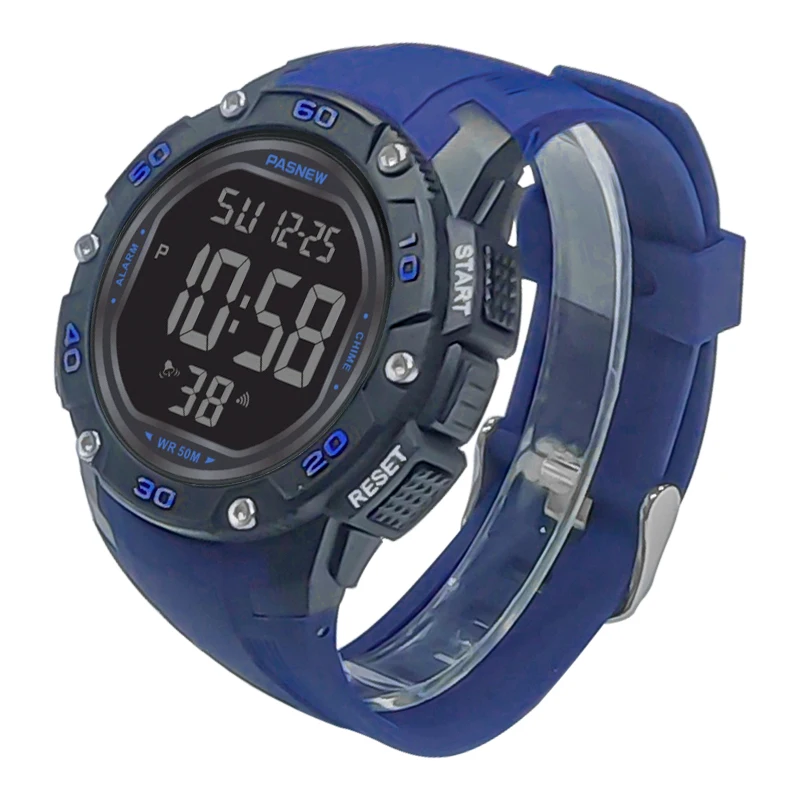 Waterproof Digital Watches Men Outdoor Multifunction Shockproof Hand Clock Silicone Original Electronic Sport Wristwatches Male