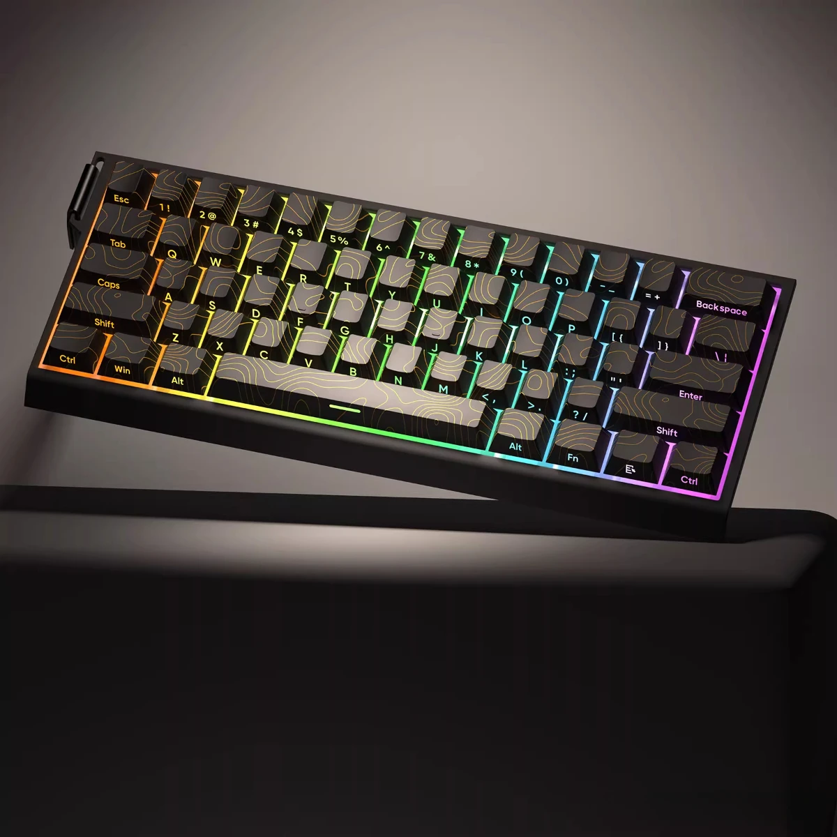 

High Line Personalized Side Engraved Cherry Keycaps PBT Translucent for 60/64/84/98/108 Gaming Mechanical Keyboard MX Switch