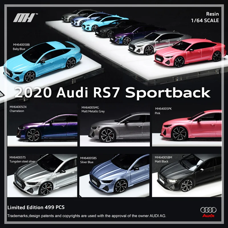 

RS7 Motorhelix MH 1:64 Sportback Resin Model Car
