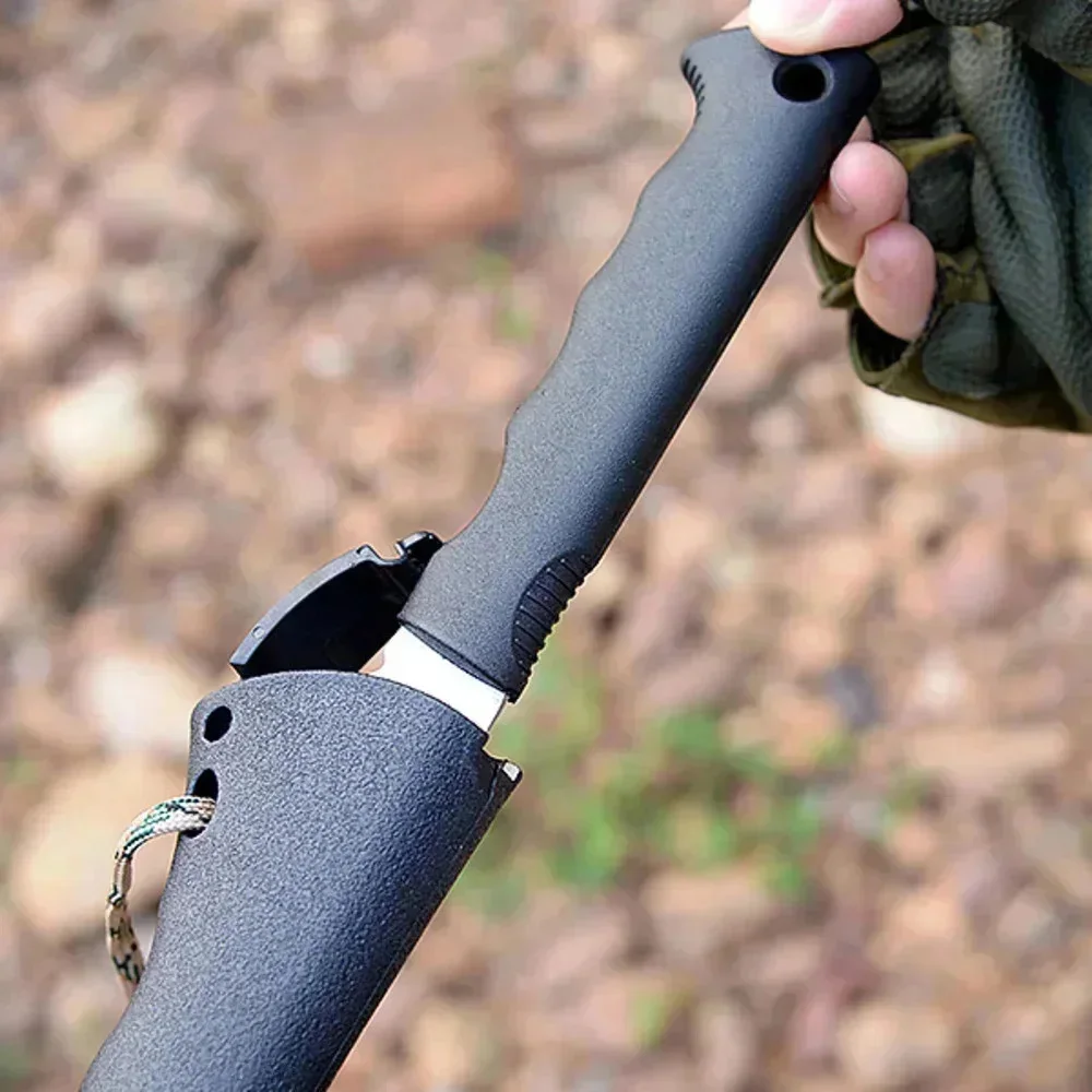 Multifunctional Outdoor Axe Wood Cutting Axe Field Equipment Axe Mountain Cutting Axe Lifesaving Whistle Serrated Knife 3