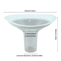Breast Shield Silicone Breast Flanges Soft Breast Shield Simple Installation for Enhances Pumping Experience P31B 2