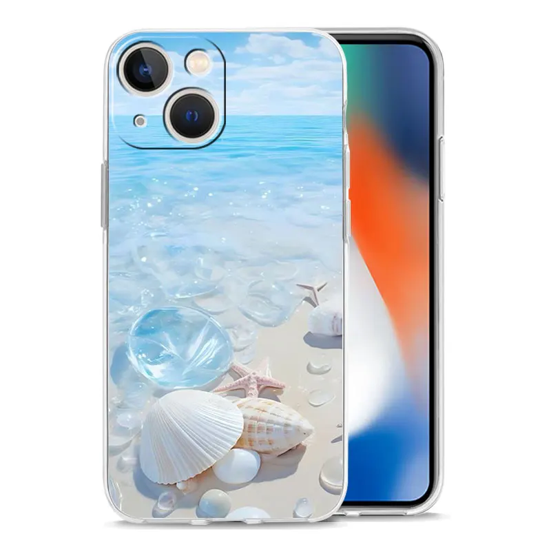 Blue Butterfly Ocean Waves Phone Case Cover