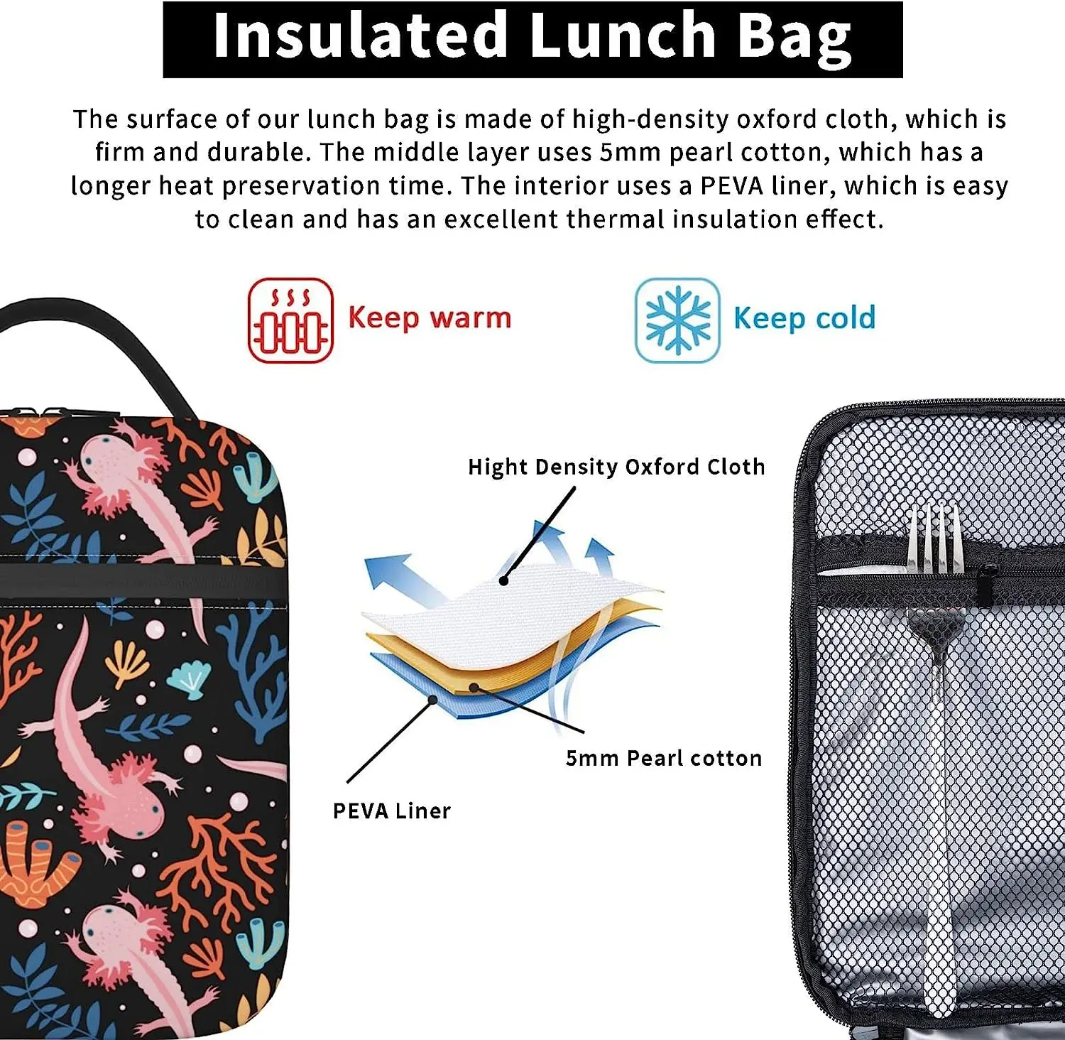  Happy Father's Day Lunch Box for Kids Boys Girls Reusable  Insulated Lunch Bag for Women Men Ice Cooler Lunchbox Adjustable Shoulder  Strap for School Work Picnic: Home & Kitchen