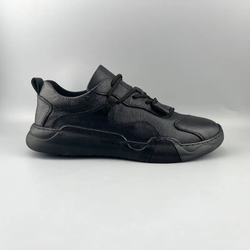 

New In Trade High Quality Men Shoes Cowhide Casual Genuine Leather Shoes Sports Fashion Luxury Social Sneakers Outdoor Stylish