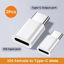 Fast Charging USB - C to Lightning Data Transfer Adapter (White 2)
