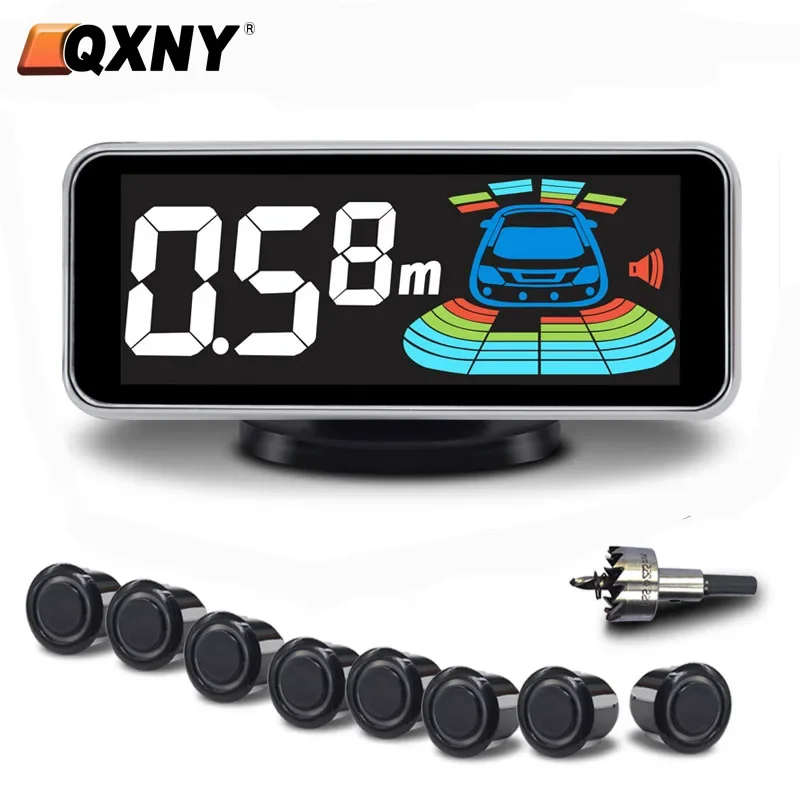 Parking Sensor Kit 4 6 8 Vehile Reversing Front and Rear Car Backup Radar