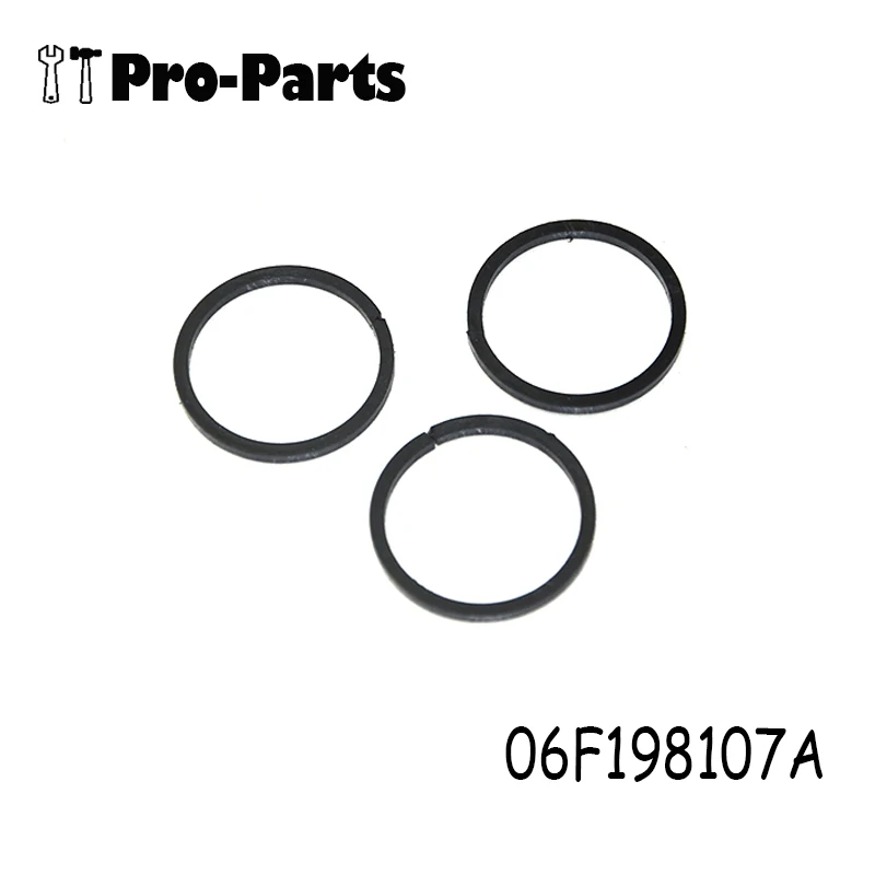 Camshaft Adjuster Oil Control Seal Rings 3PCS Black Rubber Engines For VW Audi
