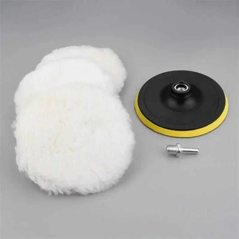 3Inch Polishing Kit Polishing Pad Car Waxing Sponge Disk Wool Wheel for Auto Body Beauty Polisher Washing Car Gadget Universal car polishing pad car polisher car polish pad car polishing sponge wool polishing pad polishing sponge set polishing wheel disc polishing wheel kit car glass polishing kit