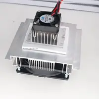 Kit de réfrigération semi-conductrice 12V DIY, boîte isotherme avec thermostat électronique, déshumidificateur, module Peltier et radiateur 1