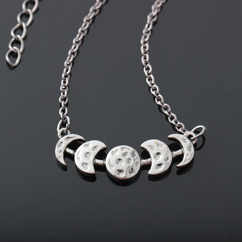 Kenya Os Moon Changes Necklace Vintage Kenia Moon Eclipse Pendant Product 3