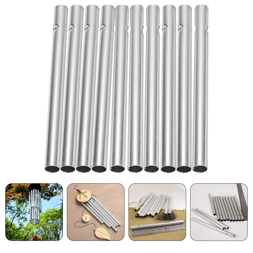 

10pcs Aluminum Wind Chime Tube Children Kindergarten Wind Chime DIY Supplies