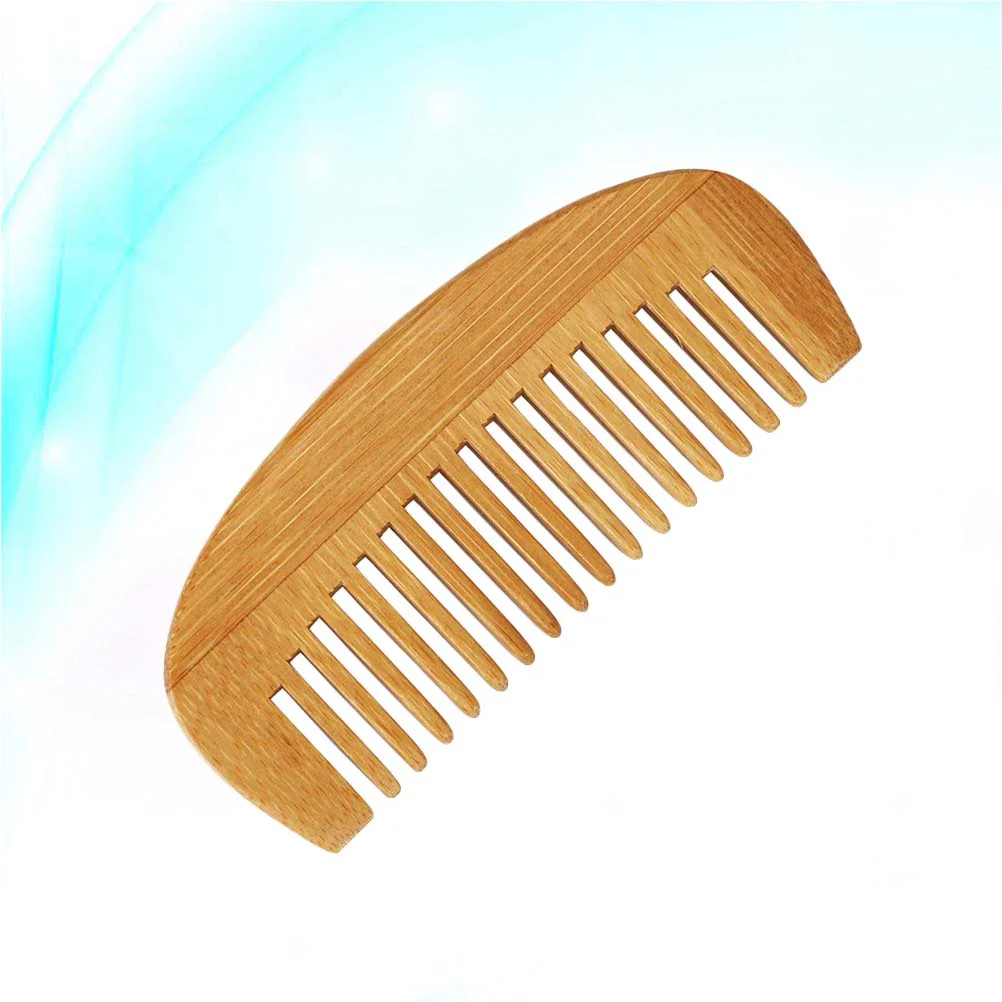 

Бамбуковая фотография, Антистатическая портативная фотография, расческа для бороды, косметический инструмент (12x52 см)