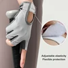 Sports Gloves Women Yoga Fitness Workout Non-Slip Shock Absorbing Half Finger Gloves Wear Resistant Breathable Anti-Callus Glove 5