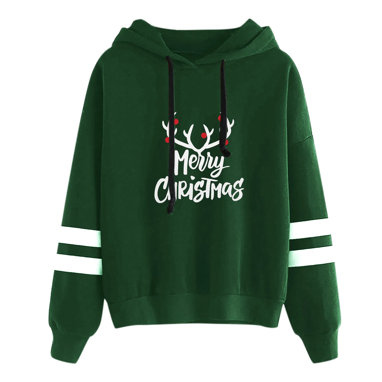 

Most Popular Womens Sweaters Women Crewneck Hoodie Long Sleeve Christmas Print Drawstring Blouse Sweatshirt Top over for Women