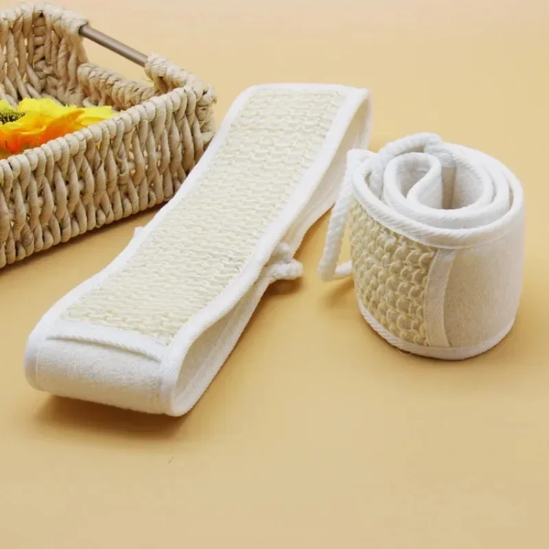 

Exfoliating back strap bath shower body sponge body scrubber brush personal cleaning tool