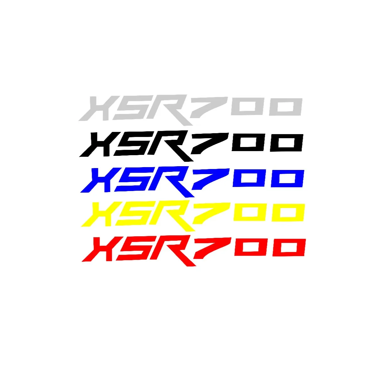 

A pair General Purpose Motorcycle Waterproof Reflective sticker Waterbird modification for YAMAHA XSR700 XSR 700