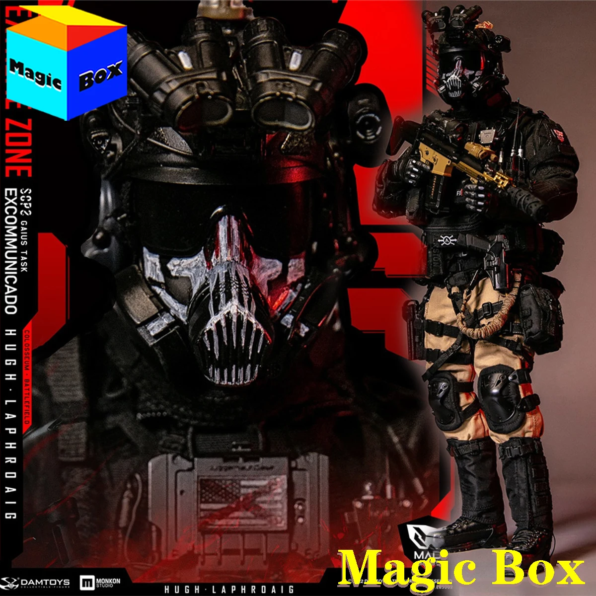 

In Stock DAMTOYS EBS002 1/6 Special Forces Combat Soldier Hugh Laphroaig Model Full Set 12'' EXTREME ZONE Agen Action Figure Toy
