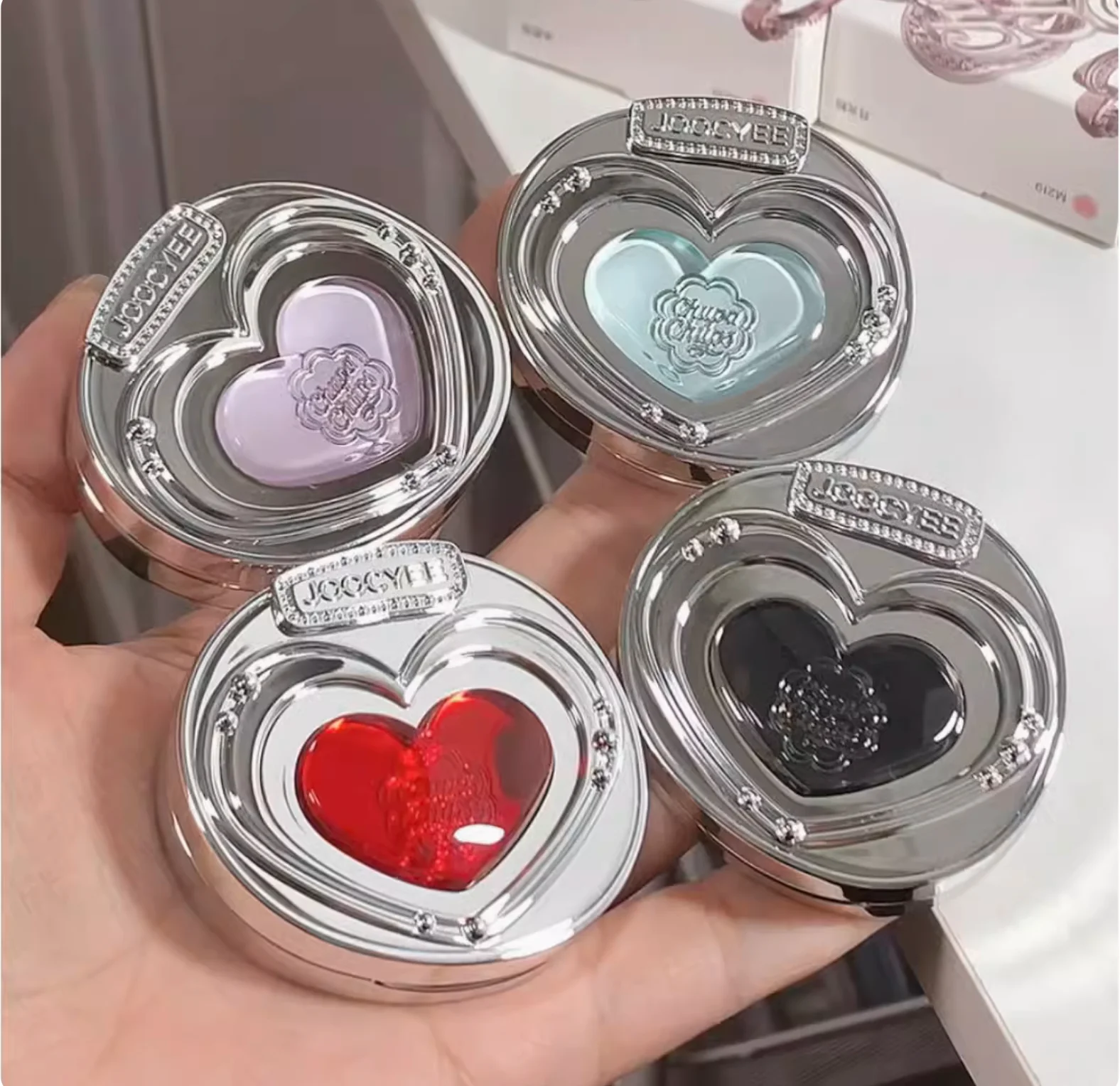 

Joocyee драгоценный камень сэндвич Румяна Пудра Макияж Корейская палитра румян бесжестокость контур матовая отделка Косметика для макияжа лица