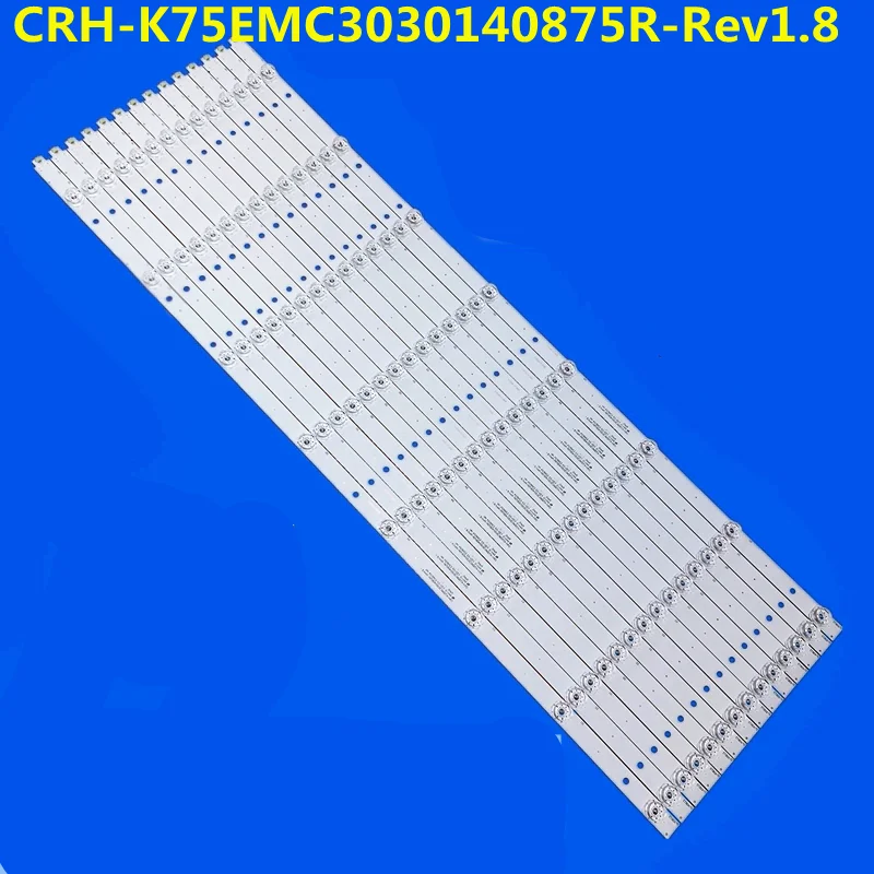 805MM 14PCS LED 스트립 8램프 K75EMK CRH-K75EMC3030140875R 75U8600 75U6800C 75V2 75UF2500 75UG6550G 75UGX3550 U750CV-UMR용