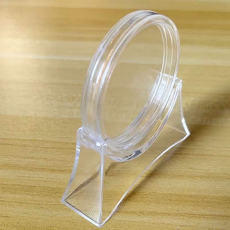 Soporte De Moneda Acrílico Con Llavero – Ideal Para Monedas De 27 Mm O 30 Mm, Protección Y Exhibición