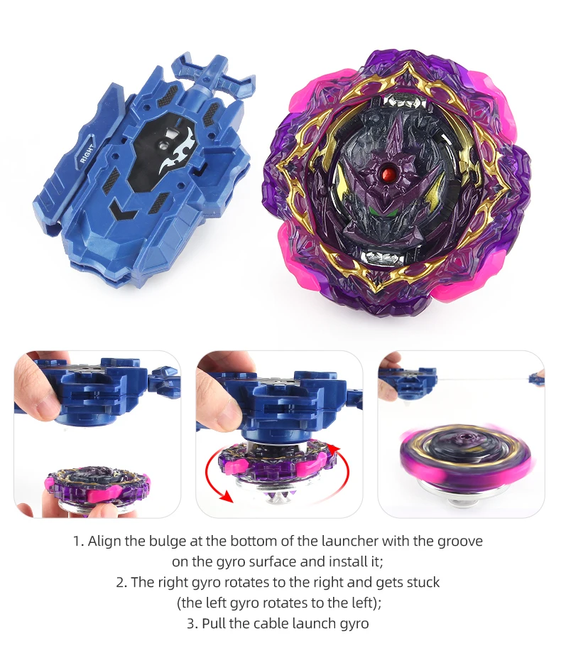 Barricade Lucifer Burst BU B-206 Bey Gyro Spinning Battle