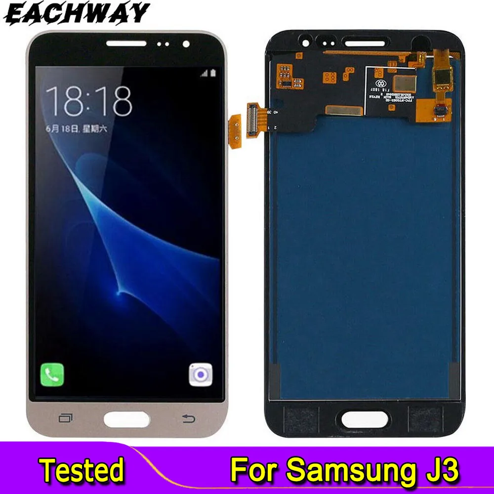 

Adjust Brightness Display For Samsung Galaxy J3 2016 J320 J320F J320P J320A LCD Touch Screen Digitizer Assembly For J3 2016 LCD