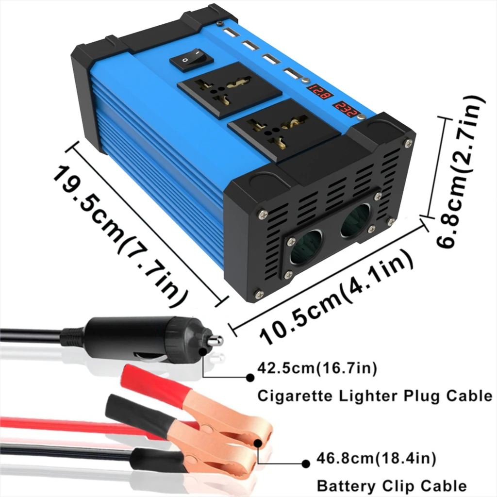 Portable Camping 6000W Solar Power Inverter View 2