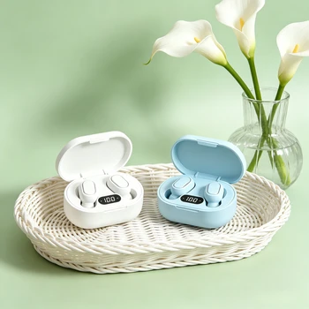 Auricolari Bluetooth E7S TWS 5.2, Cuffie Wireless con Cancellazione del Rumore e Microfono