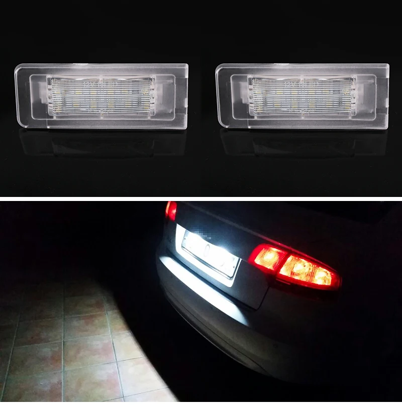 Per Audi Tt 8N Mk1 Audi Tt Roadster 8 N9 Audi Tt Coupe 8 N3 Led Targa Luci Lampade Numero Lampade Accessori Auto