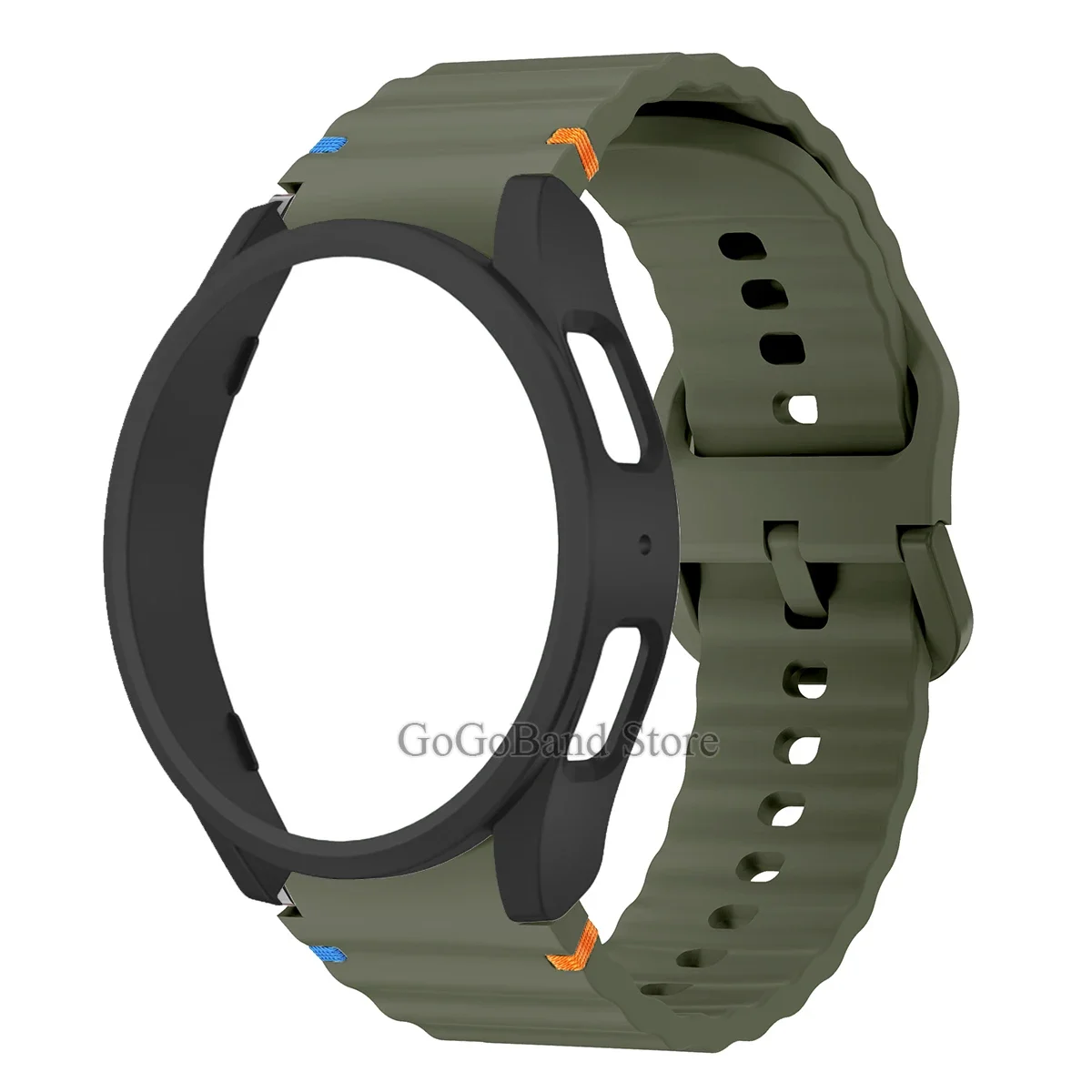 Premium Silicone Sport Band with Protective Case