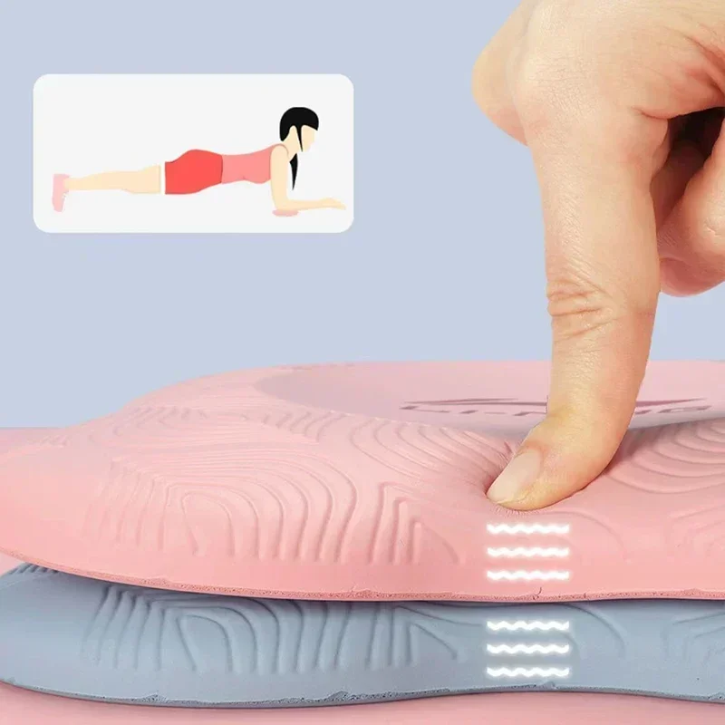 yoga knee pad 1PC PU thickened plate support antislip yoga kneeling pad stretching knee cap elbow pad soft yoga exercise fitness equipment
