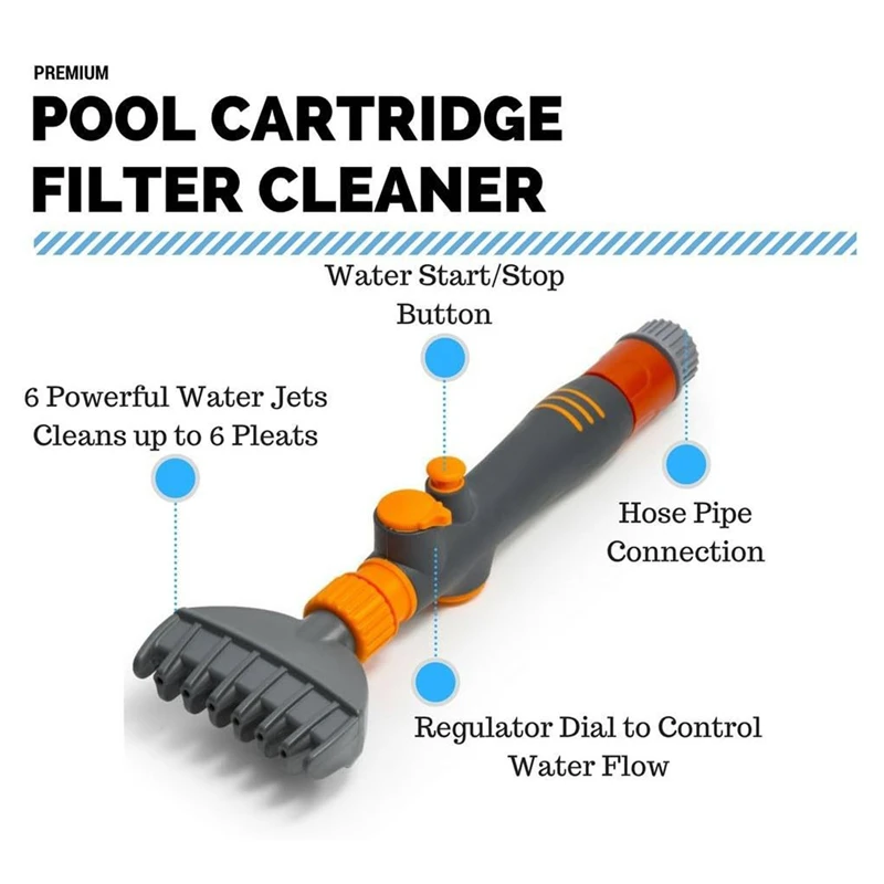 pool cleaning tool Pool Spa Filter Cartridge Cleaner Tool Handheld Cleaning Removes Debris And Dirt From Hot Tub Brush Tools High Quality Durable