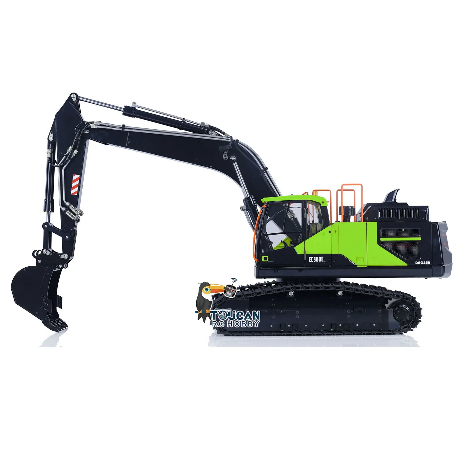 In Stock MTM EC380 RC Excavator 1/14 Remote Control Hydraulic Machine Metal Tracked Digger Engineering Trucks Vehicles TH22525 4
