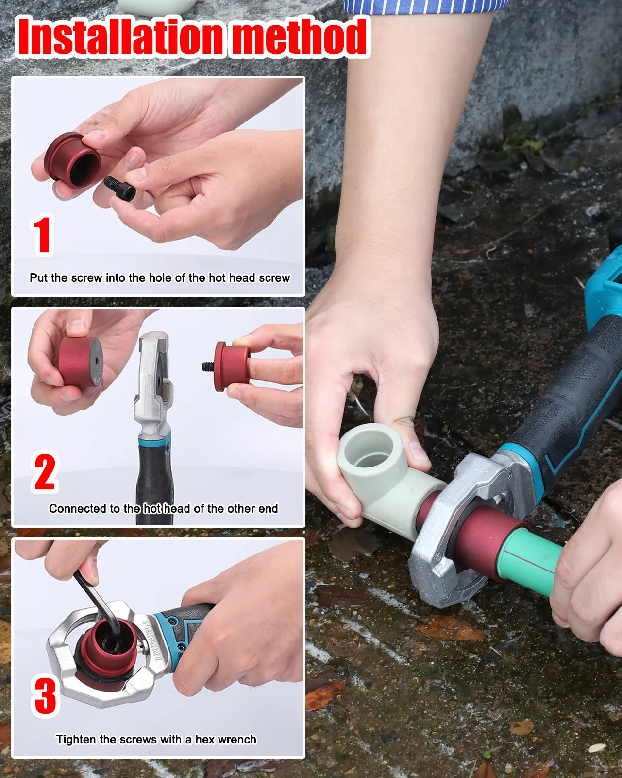 Беспроводной Электрический сварочный аппарат для труб, фьюзер ...