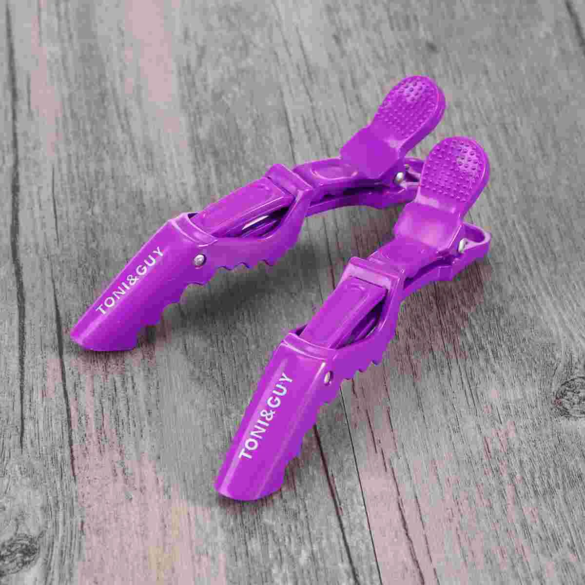 

6Pcs Salon Barrettes Hair Styling Clips Professional Barrettes Hairpin For Cutting Drying Coloring or