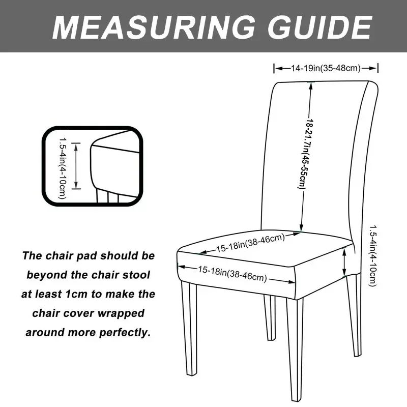1PC Leaves Jacquard Chair Cover Stretch Dining Chair Slipcover Solid Color Anti-slip Seat Cover for Living Room Hotel Banquet 2