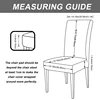 1PC Leaves Jacquard Chair Cover Stretch Dining Chair Slipcover Solid Color Anti-slip Seat Cover for Living Room Hotel Banquet 2