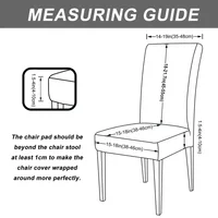 1PC Leaves Jacquard Chair Cover Stretch Dining Chair Slipcover Solid Color Anti-slip Seat Cover for Living Room Hotel Banquet 2