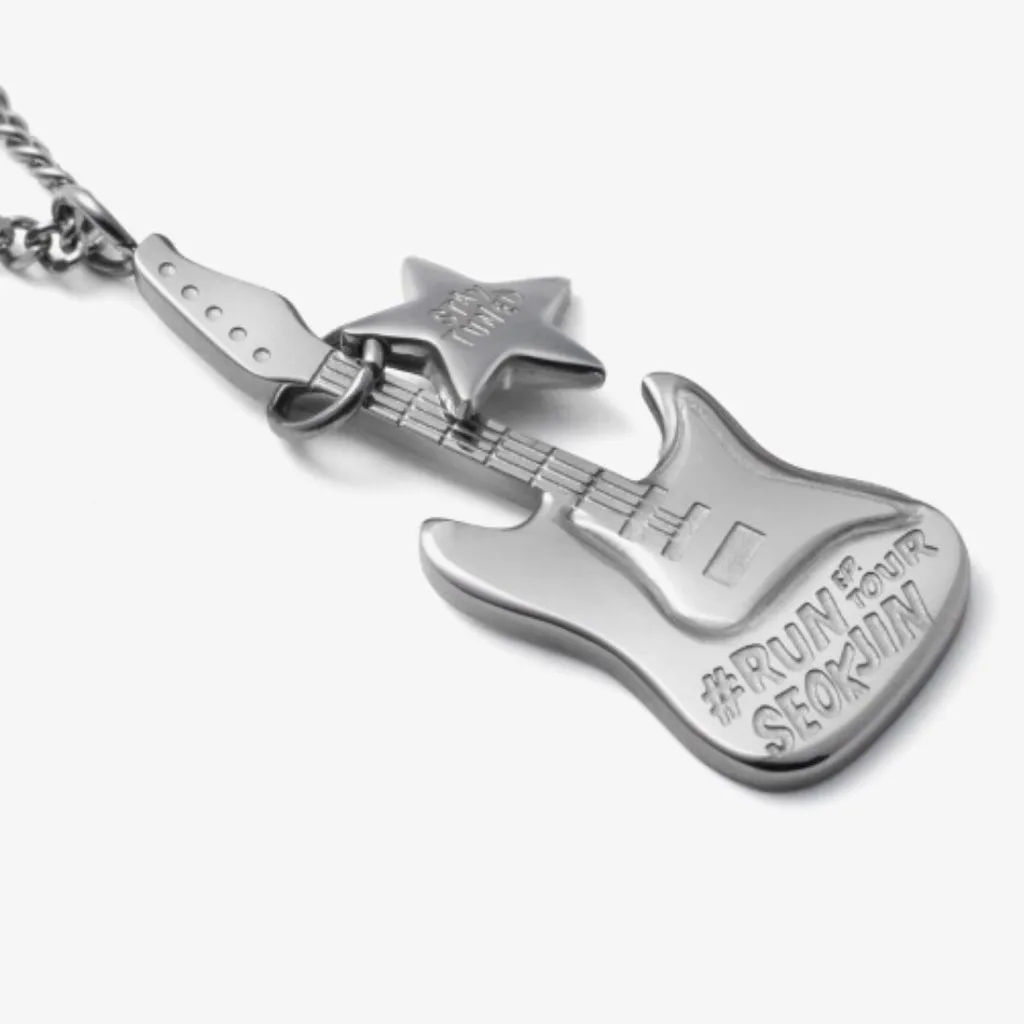 Kpop Idol JIN RUNSEOKJIN Guitar Charm Necklace - AliExpress