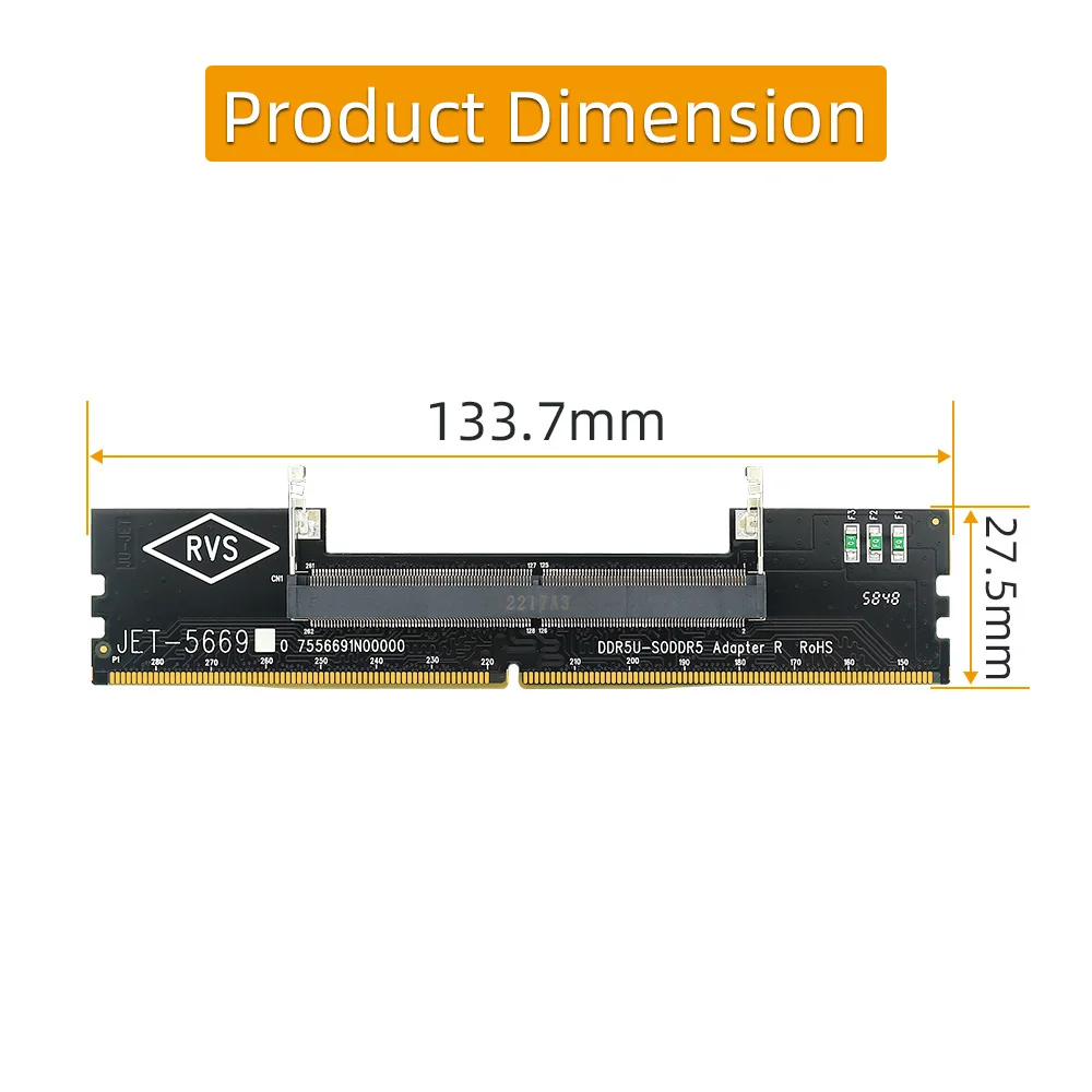 Portátil Profissional Ddr5 So-dimm para Desktop Dimm Adaptador de Conector de Memória Desktop Placa de Memória Usb Conversor Adaptador 2023 Novo - Imagem 4