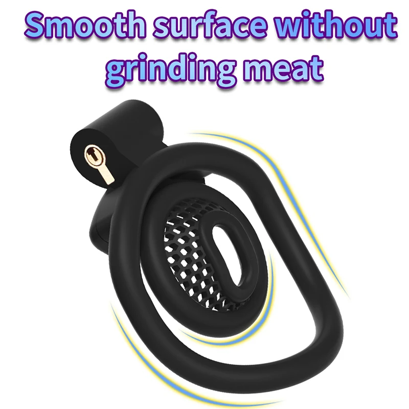 Penis chastity cage,chastity lock sex toy,chastity cage accessory Detachable Adjustable Snap Ring ABS Men's CB Cock Cage SM Plastic Urethral Lock