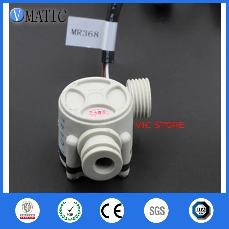 Sensor Switch Low Rate Range 1/2'' Electronic Liquid Plastic Water Flow Meter VCA368