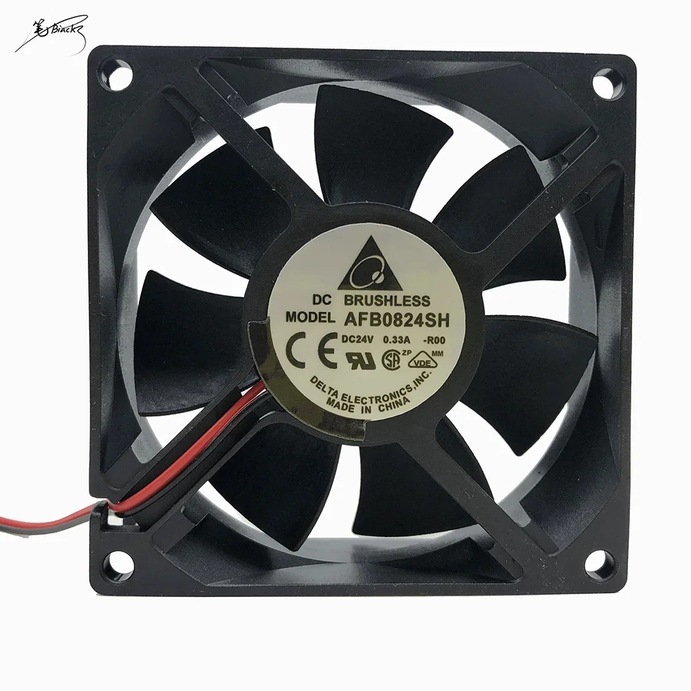 

New For AFB0824SH 8025 DC24V 0.33a 8cm 80*80*25MM high air volume double ball frequency converter fan