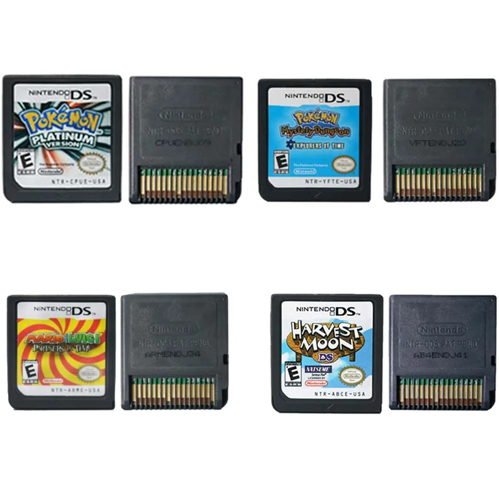 NDS Moemon Black 2 and White 2 Game Cartridge 32 Bit Video Game Console  Card Pokemon Shell with Box for GBA/NDS - AliExpress