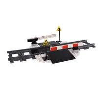MOC City Train Building Block Train Track Corridor Elevating Rod Pedestrian Crossing Assembly Children's Toy Birthday Gift 6