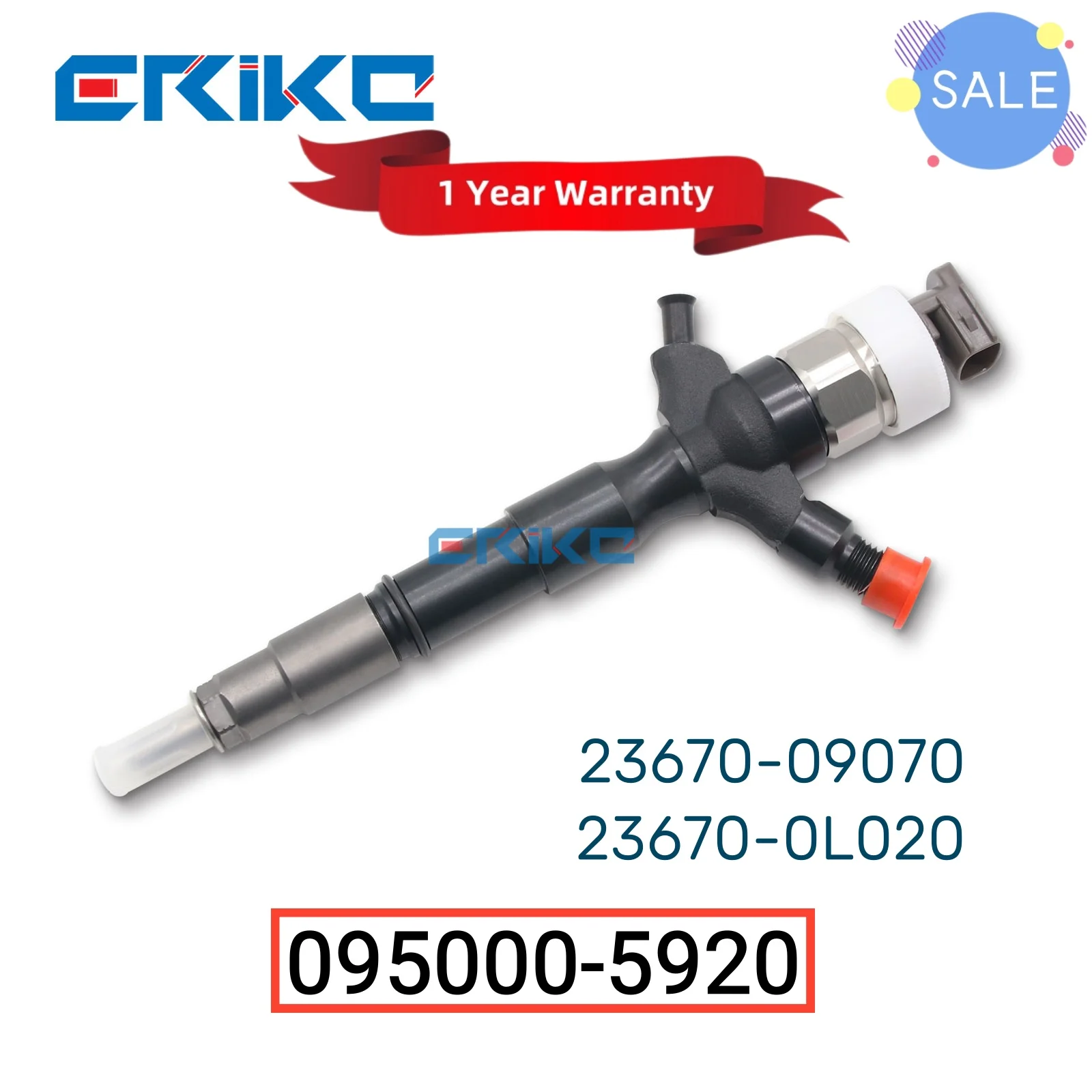 

095000-5921 095000-5920 Injector Part Nozzle 23670-09070 23670-0L020 Orignal Fuel Injector 095000-59219X Common for Toyota G2