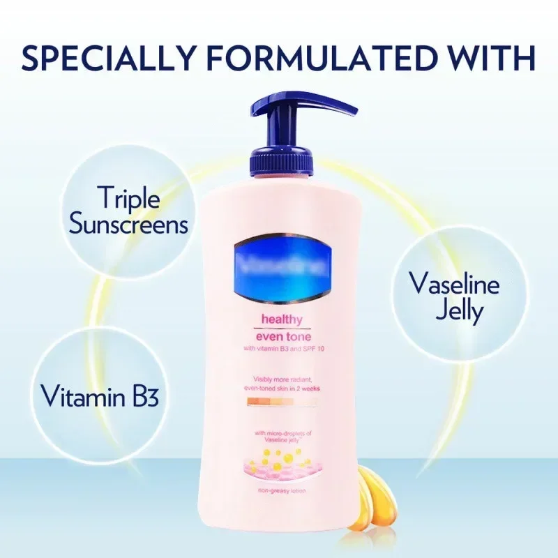 400ML Vitamin B3 Vaseline Nicotinamide Whitening Body Lotion Skin Care