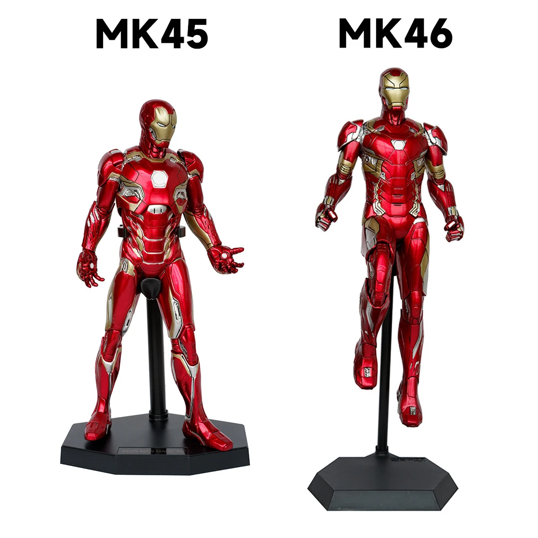 

Crazy Toys Marvel Avengers IronMan Mark XLV MK45 1:6 XLIII Limit Battle Paint PVC Collectible Trendy Toys Desktop Ornament