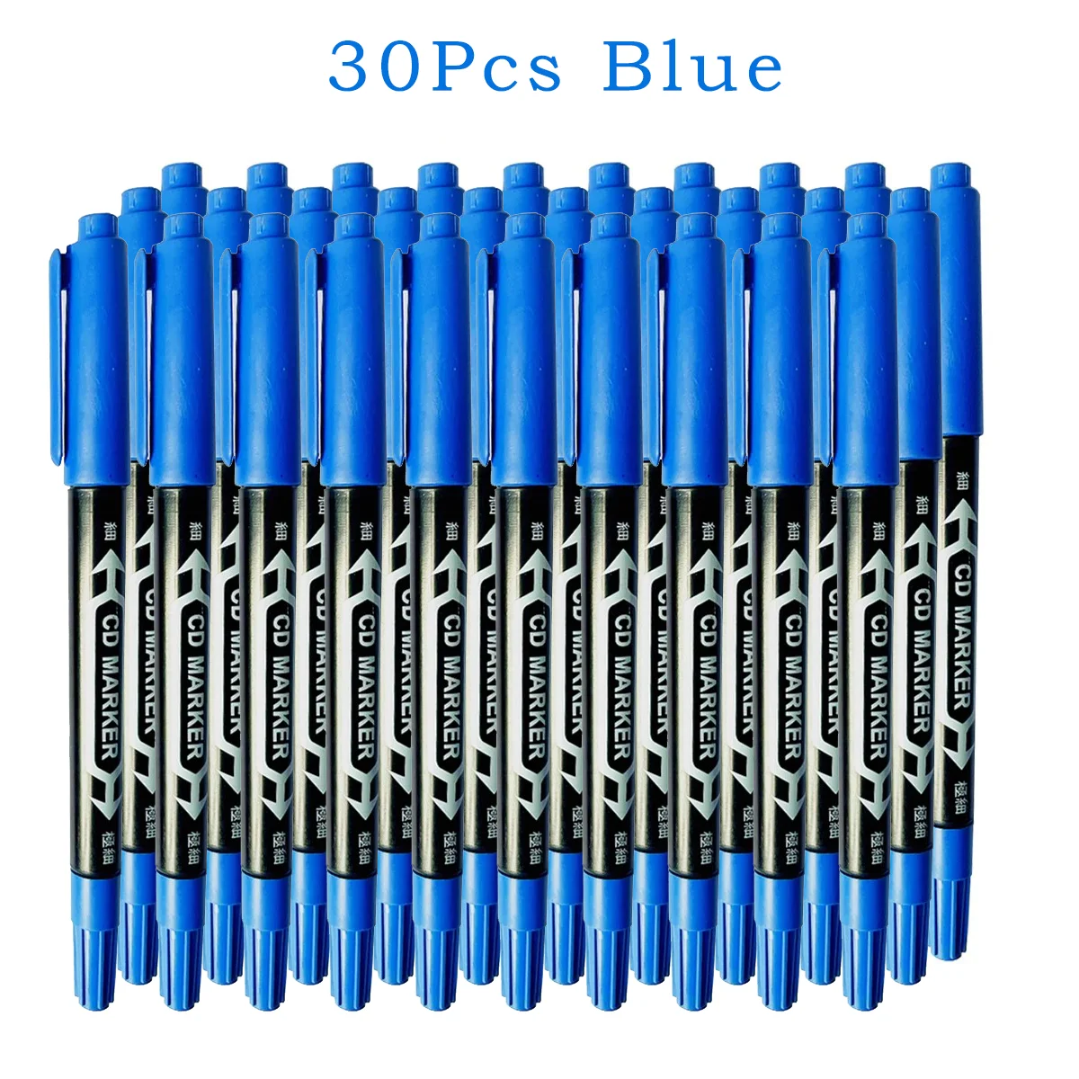 Set of 10 Waterproof Dual-Tip Colored Markers for Sketching and Art Supplies